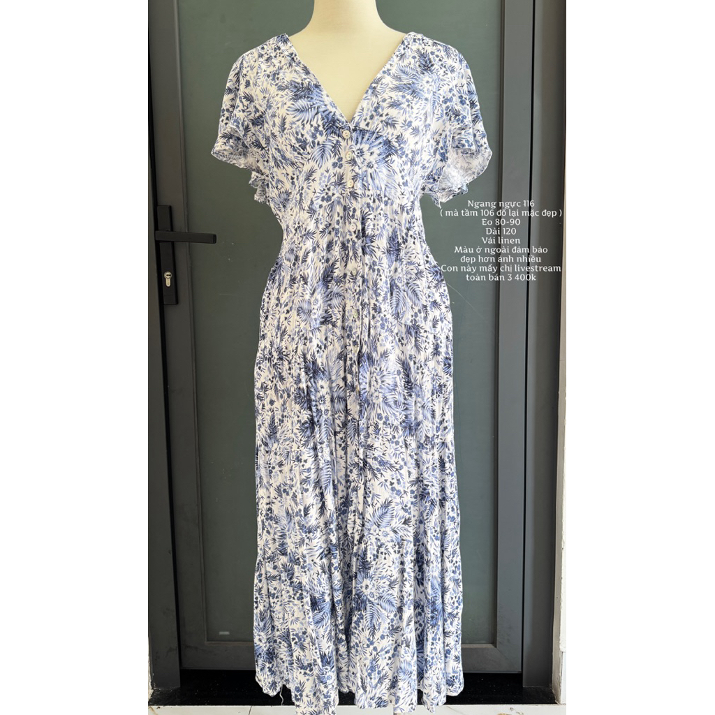 Đầm Linen Úc 2Hand