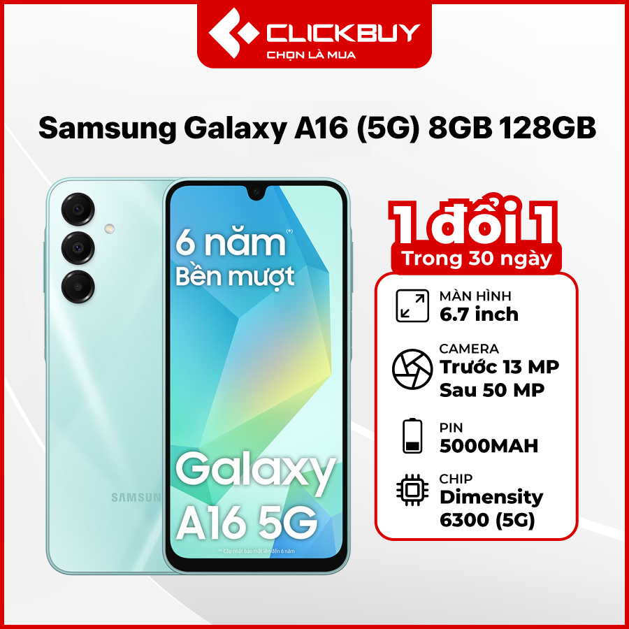 Điện thoại Samsung Galaxy A16 (5G) 8GB 128GB Chính Hãng | BigBuy360 - bigbuy360.vn