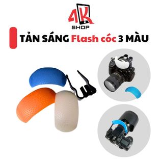 Bộ làm mềm ánh sáng đèn flash cóc tích hợp trên máy ảnh