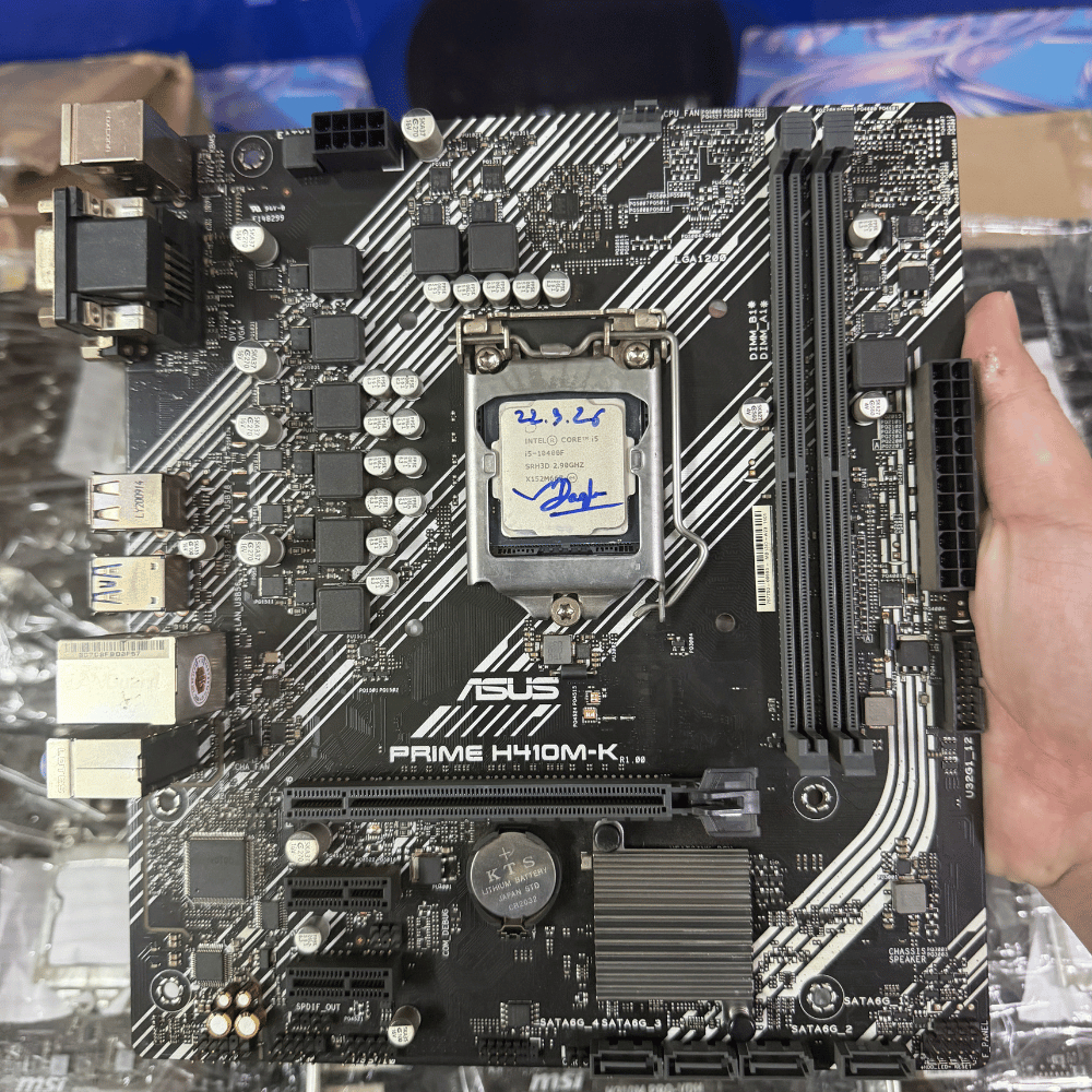 Combo H410 + CPU i5 10400F Giá Tốt – Main Asus MSI Gigabyte Hàng Cũ Đẹp Test OK BH 1 Tháng