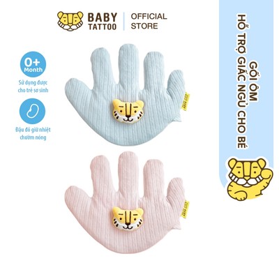 BABY TATTOO Gối Ôm Thoải Mái, Chườm Nóng Hình Bàn Tay, Tạo Cảm Giác Thân Thiện, Hỗ Trợ Giấc Ngủ Cho Bé