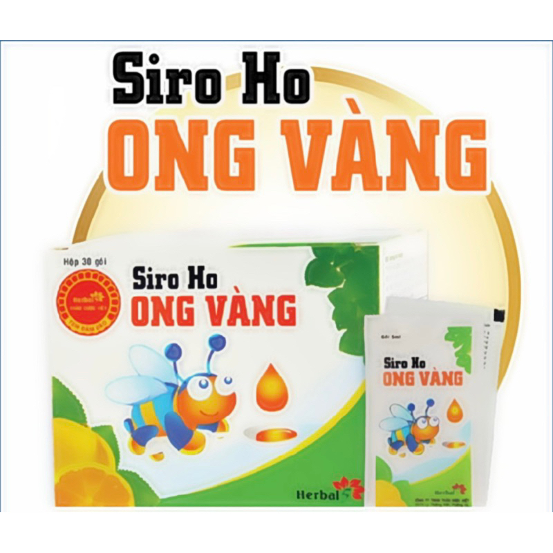 ✅ Siro Ong Vàng —Hỗ trợ giảm ho, đau rát họng, khản tiếng
