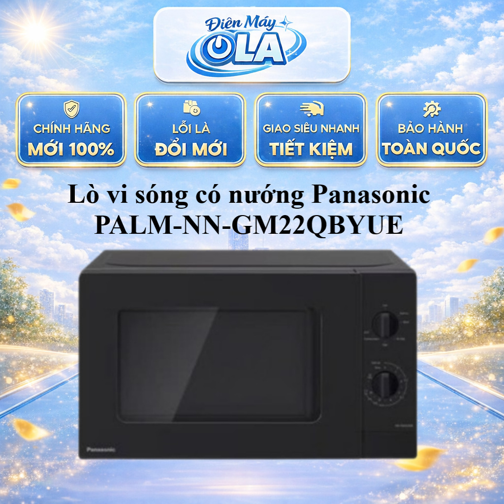 (TOÀN QUỐC) - PALM-NN-GM22QBYUE - Lò vi sóng có nướng Panasonic PALM-NN-GM22QBYUE