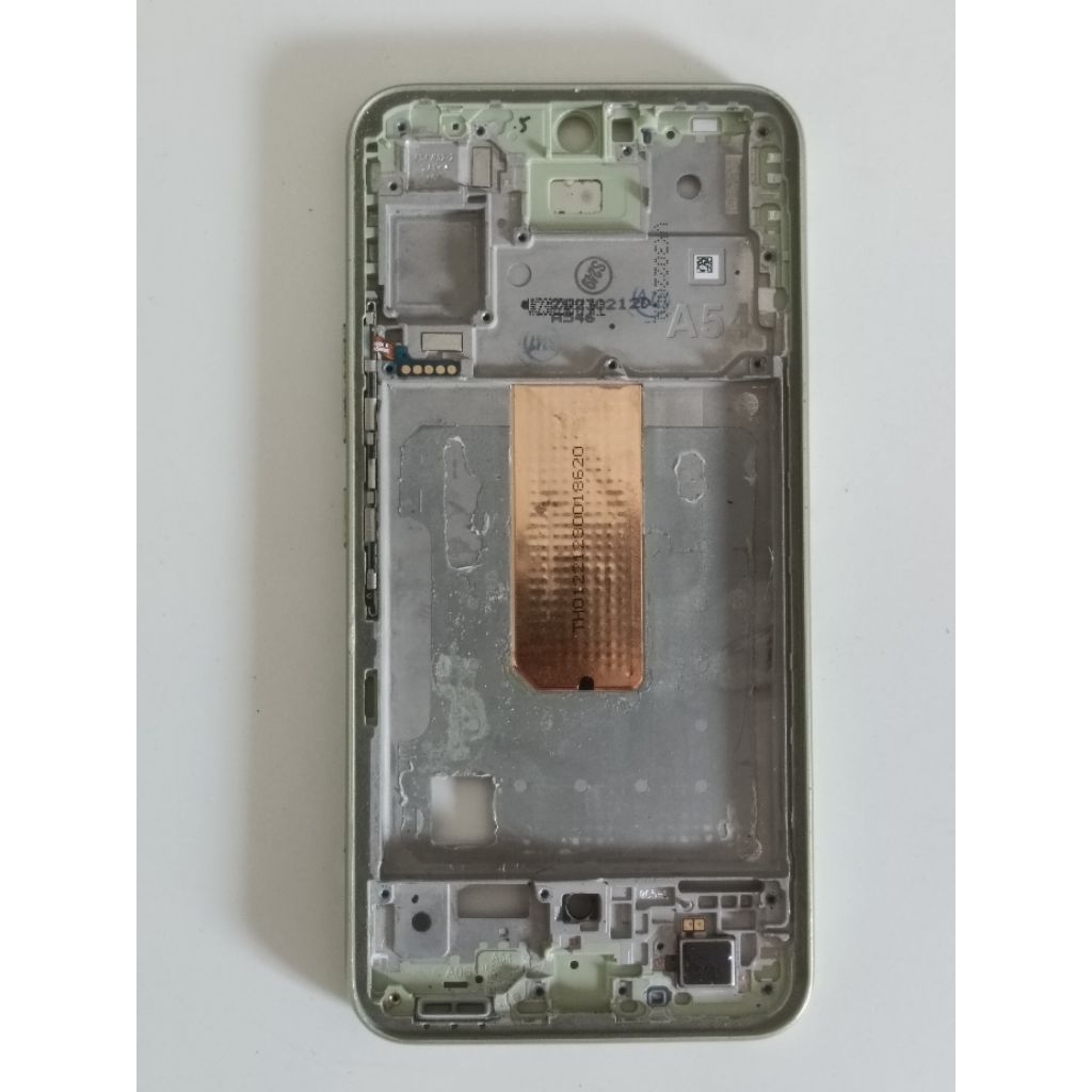 Khung sườn cũ zin tháo máy Samsung Galaxy A54 còn đẹp màu xanh
