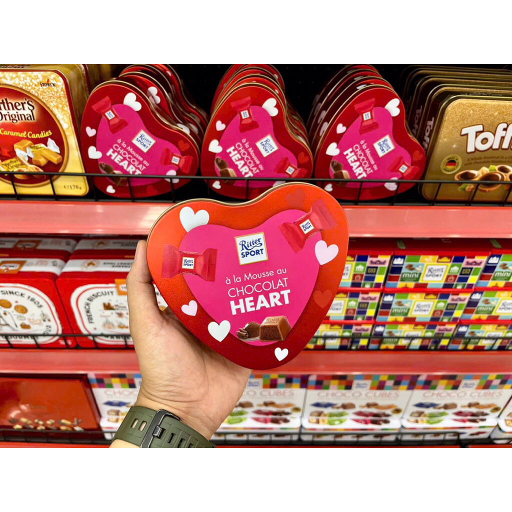 Sô-cô-la trái tim Ritter Sport hộp 80g