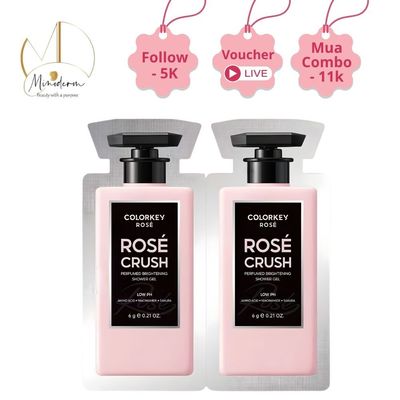 Sữa Tắm COLORKEY ROSÉ – Lưu Hương Hoa Ngọt, pH Thấp Dịu Nhẹ, Dưỡng Ẩm Sáng Da