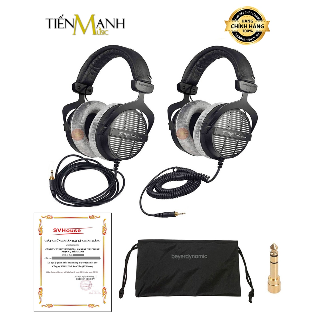 [Chính Hãng] Tai Nghe Kiểm Âm Beyerdynamic DT990 Pro 80, 250 Ohm - DT 990 Beyer Dynamic Open Back St