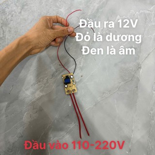 Nguồn 12V 1A có đèn báo