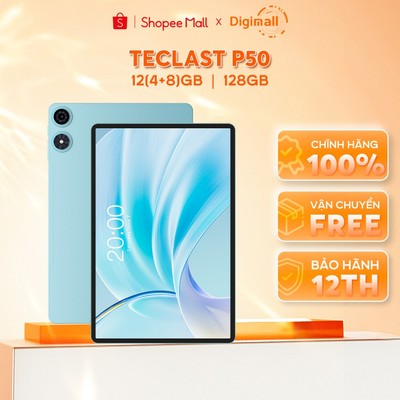 Máy tính bảng Teclast P50 12GB(4+8)/128GB | FHD 11" | Android 16 | Pin 7000mAh