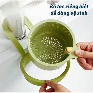 Dụng cụ lọc rác bồn rửa bát đa năng thiết kế nút bấm mở đáy thông minh