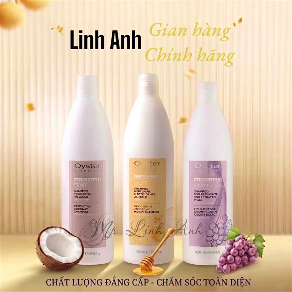 Dầu Gội Phục Hồi Dưỡng Ẩm Tái Tạo OYSTER SUBLIME FRUIT