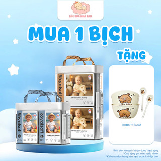 [TẶNG QUÀ] Tã Bỉm ROYALSOFT Dán Quần, Bỉm Chính Hãng Siêu Mềm Mịn, Siêu Thấm Hút Cho Bé Full Size