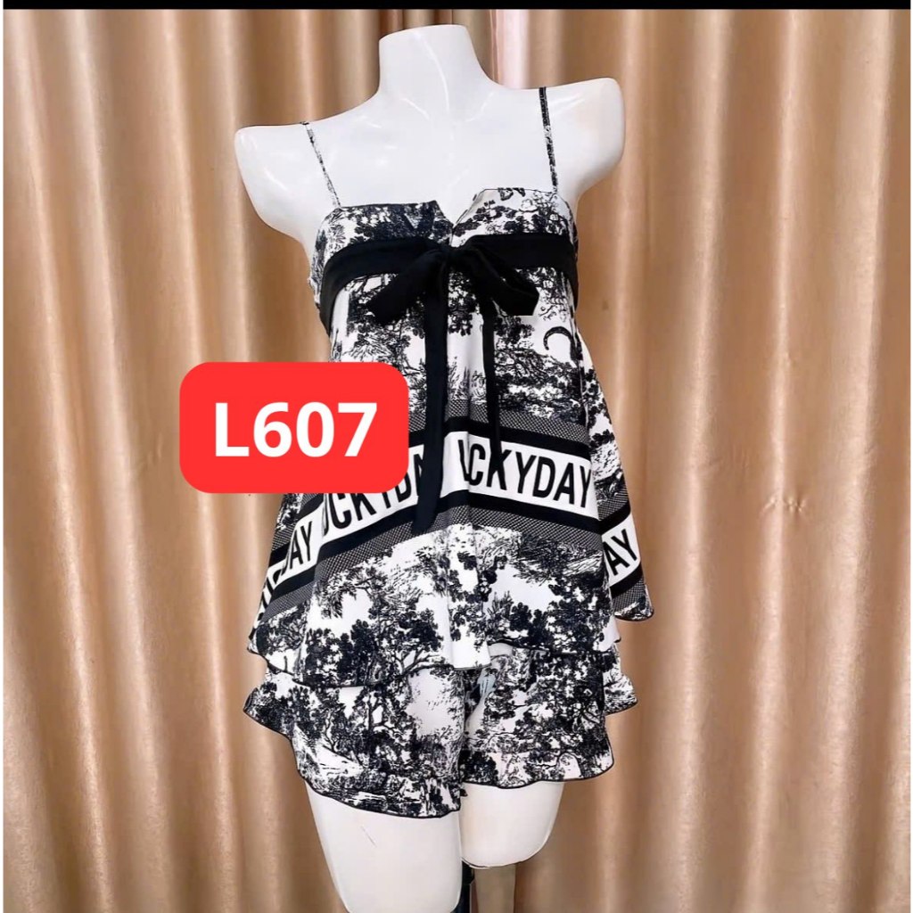Đồ Ngủ 2 Dây Lụa Hàn L6 Kim Thanh - Short Bông Thiết Kế Cao Cấp Mềm Mịn Thoáng Mát Size 40-75kg | BigBuy360 - bigbuy360.vn