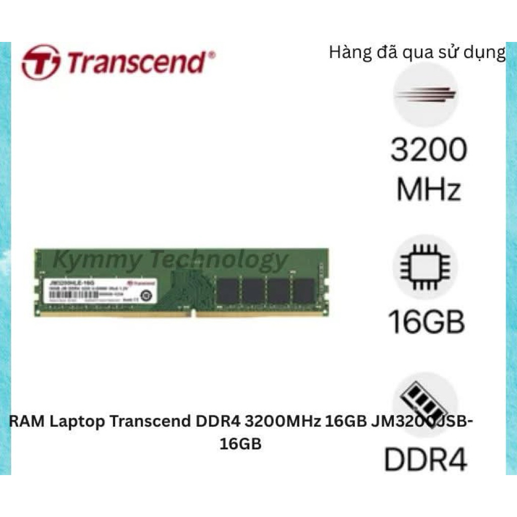 RAM Laptop Transcend DDR4 3200MHz 16GB JM3200JSB-16GB