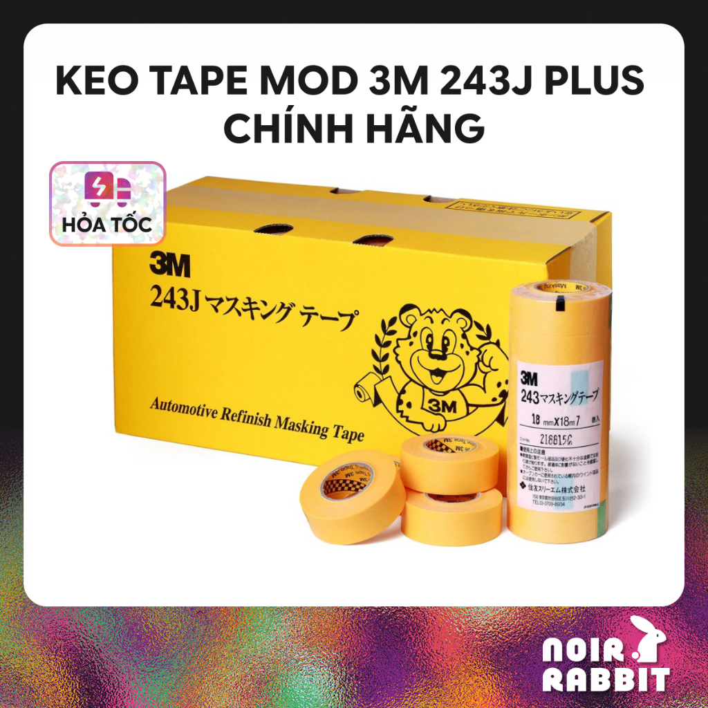 Keo Tape Mod 3M 243J Plus Chính Hãng | Keo Tape Mod Bàn Phím Cơ | Noir Rabbit