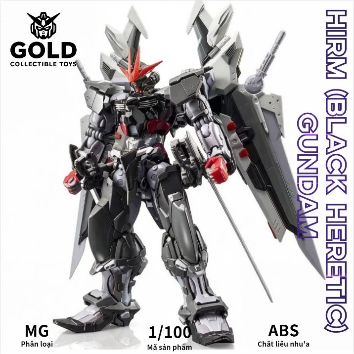 MJH MG Model Astray Đen 1/100 HIRM Mô Hình Lắp Ráp Tặng Đế Không Decal Nước Cao Cấp Bán Chạy