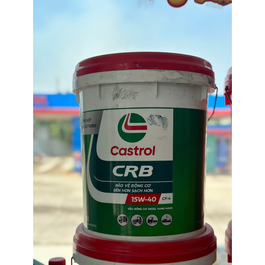 Nhớt Castrol CRB 15w40 CF-4 18L Cam Kết Chính Hãng