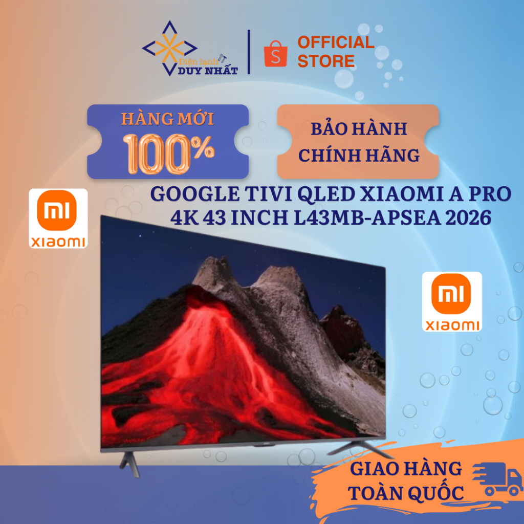 Google Tivi QLED Xiaomi A Pro 4K 43 inch L43MB-APSEA 2026