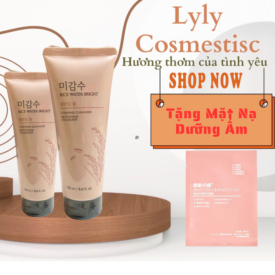 (Mới) Sữa Rửa Mặt Gạo The Face Shop Hàn Quốc Làm Trắng Da 150ml