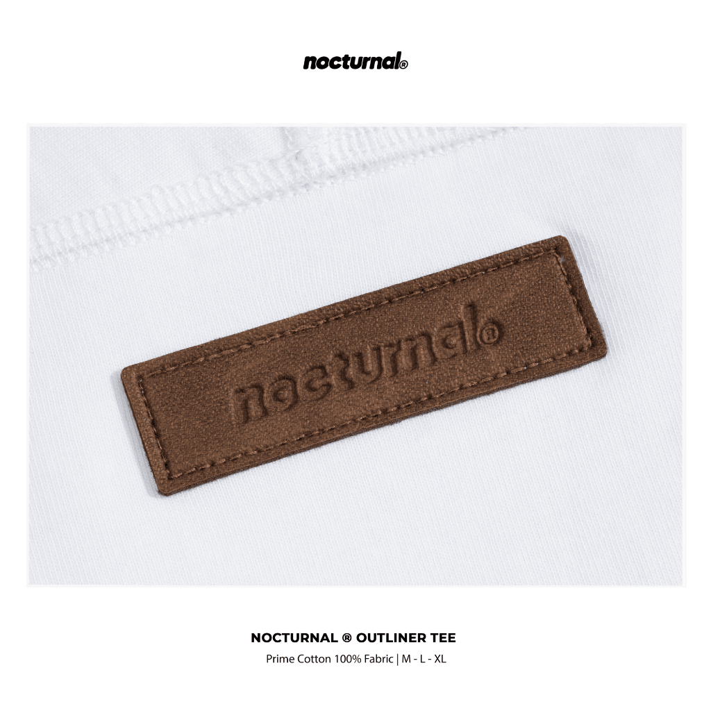 Áo Thun Form Boxy NOCTURNAL Outliner Tee Prime Cotton 100% Nam Nữ Unisex Localbrand Logo Cao Thành Tag Da | BigBuy360 - bigbuy360.vn