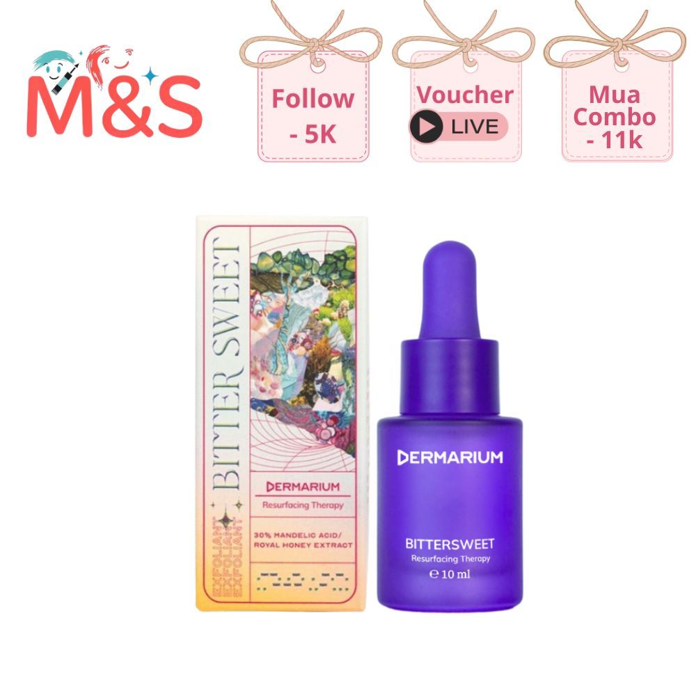 Tẩy tế bào chết Dermarium Bitter Sweet thay da hoá học tại nhà , tẩy da chết, làm sáng da 10ml