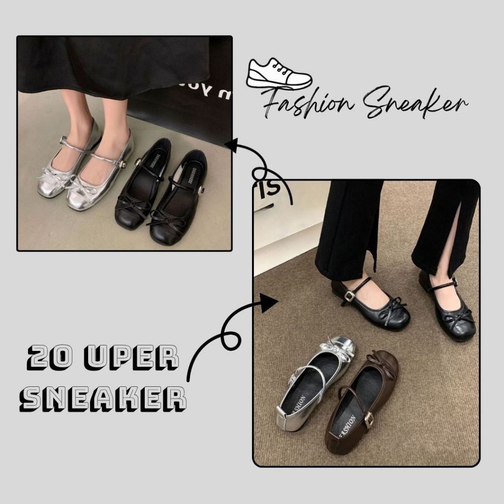 Giày Búp Bê Nữ, Giày Nữ Búp Bê Lolita Quai Tròn Ngang Style Hàn Cho Các Nàng Hot Trend N31 || 20shoe