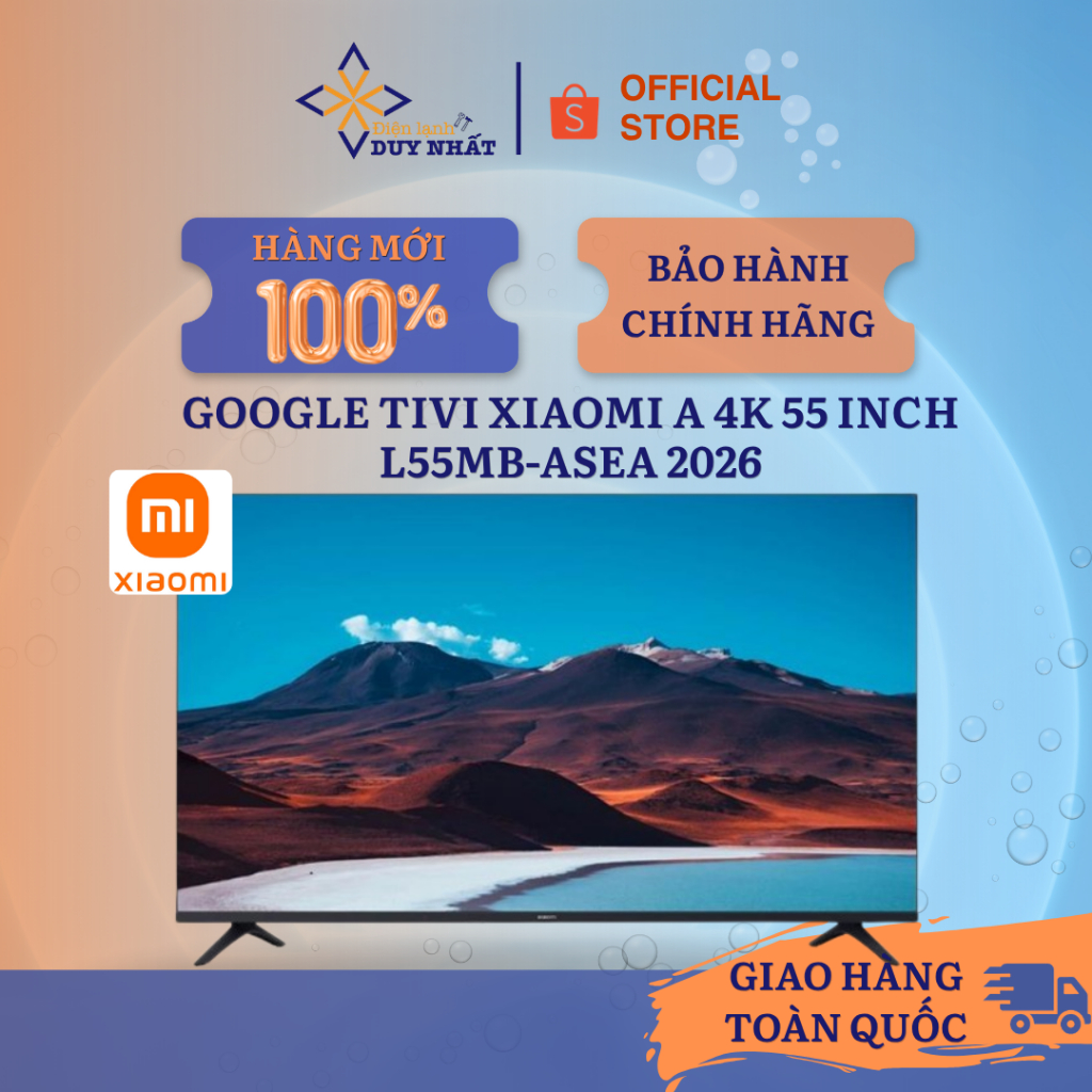 Google Tivi Xiaomi A 4K 55 inch L55MB-ASEA 2026