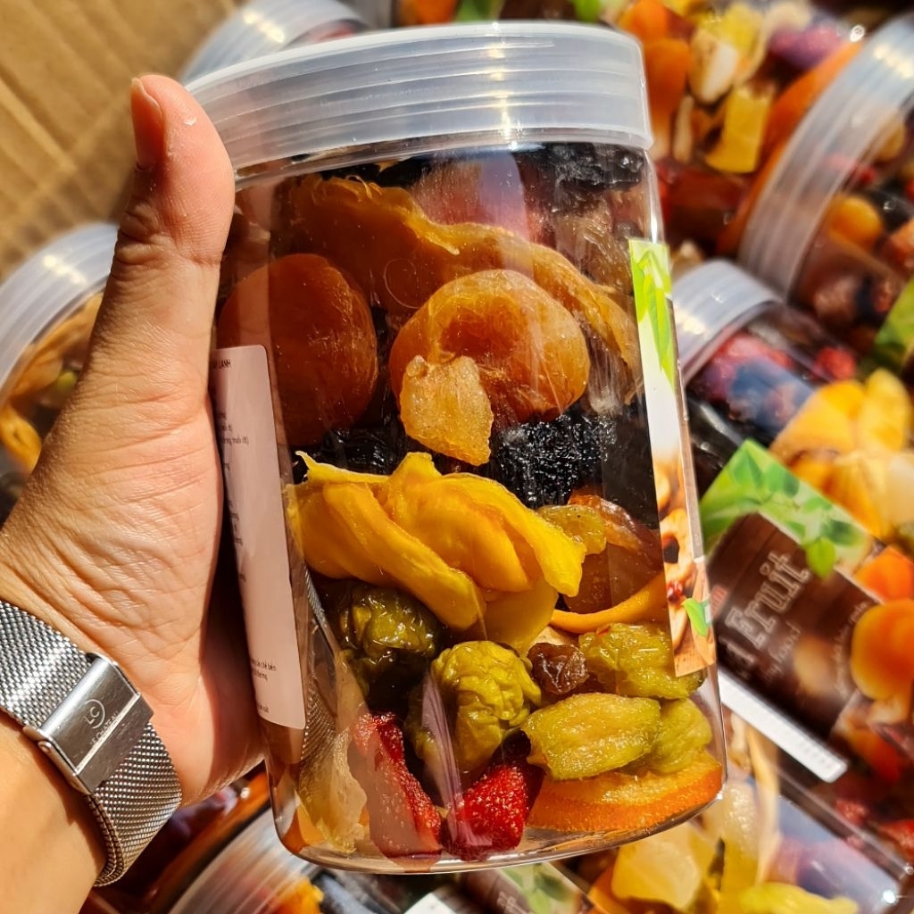 MIX ĐỦ MÓN TRÁI CÂY SẤY DẺO VILIFARM ít đường chua ngọt đủ vị