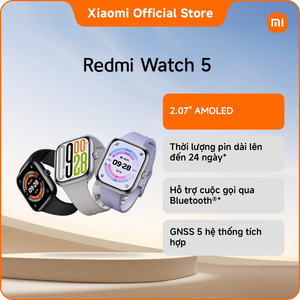 Đồng hồ thông minh Redmi Watch 5 |Redmi Watch 5 Lite| Redmi Watch 5 Active | BigBuy360 - bigbuy360.vn