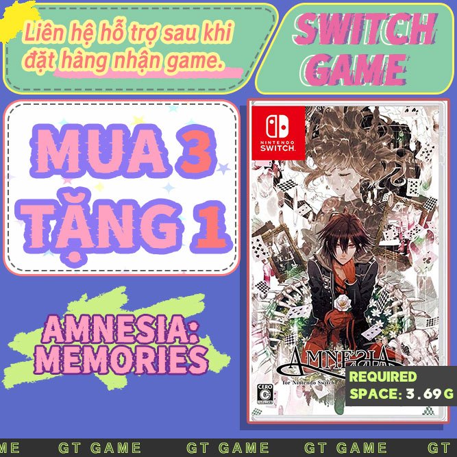 Amnesia: Memories Nintendo Switch（Switch Game） -Mua 3 tặng 1