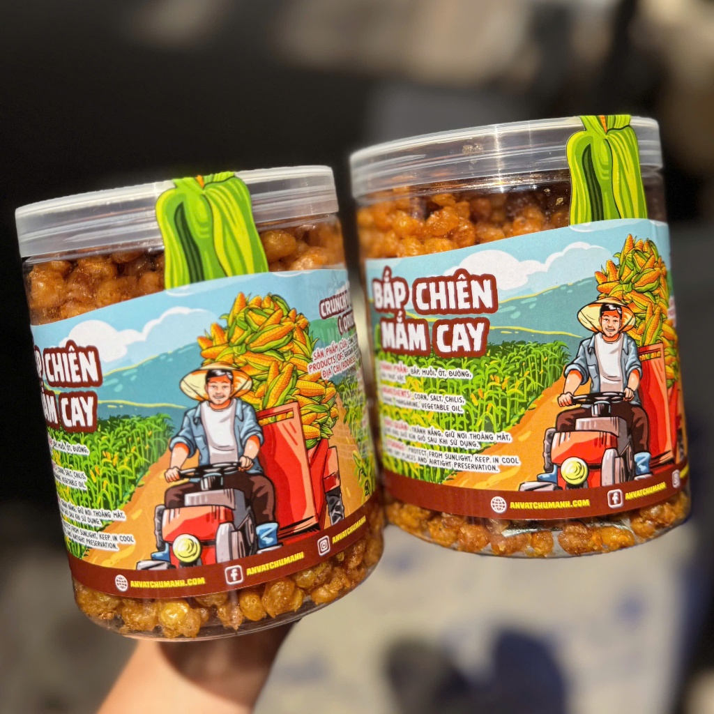 Bắp Rang Cay/ Bắp Phô Mai - Ăn Vặt Chú Mạnh
