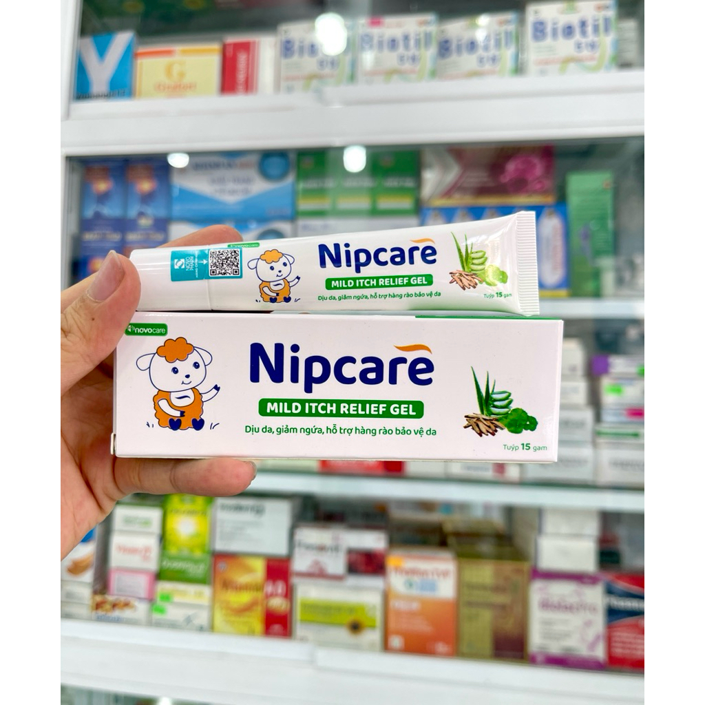 Gel bôi NIPCARE - Giảm ngứa, dịu da, hỗ trợ phục hồi vết thương
