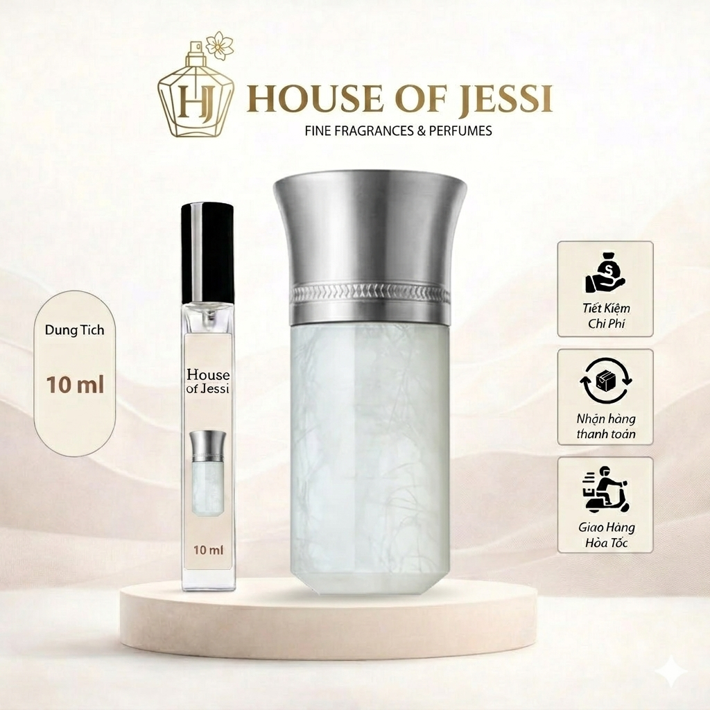 Nước hoa nữ chiết 10ml Blanche Genius Thơm sang ngọt ngào - Genius