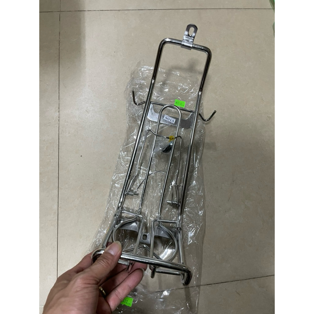 Baga võng trước giữa xe NOUVO LX + xe NOUVO 5 (MX)-inox cao cấp sáng bóng