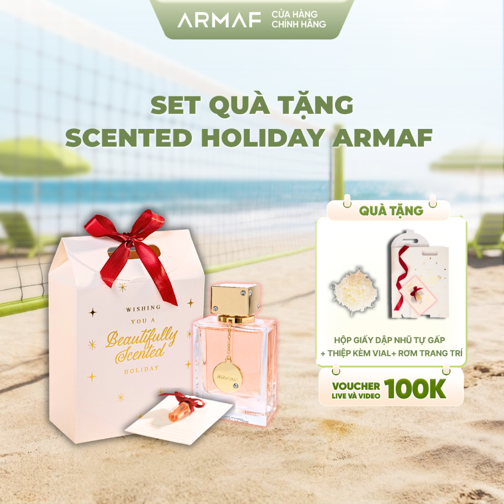Set quà tặng Scented Holiday Armaf - Tự tay gói trọn hương thơm cho người mình thương - Club De Nuit/Odyssey 100ml/105ml