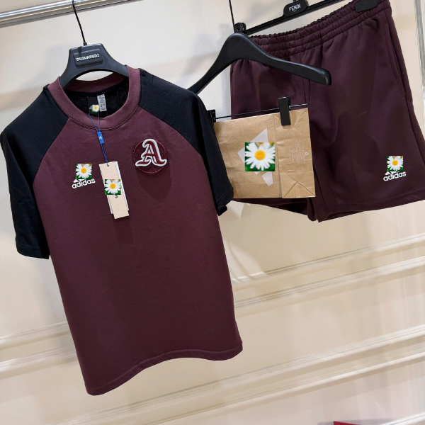 Bộ Quần Áo Nam Mùa Hè Siêu Cấp Adida Logo Thêu Ngực Siêu Đẹp - Cộc Hè Logo Thêu Nam Nữ Chất Cotton | BigBuy360 - bigbuy360.vn