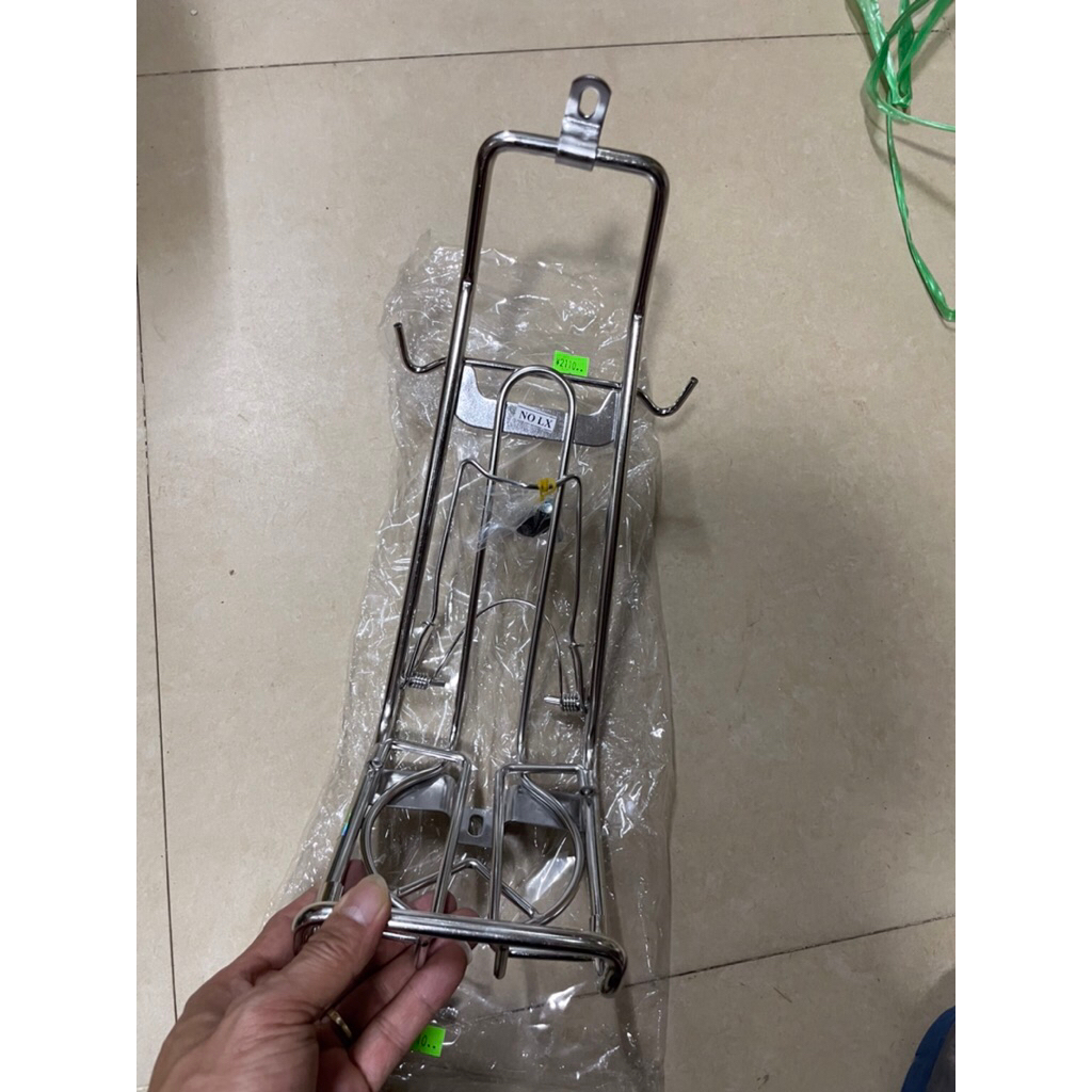 Baga võng giữa xe Nouvo Mx ( nouvo 5) inox cao cấp sáng bóng