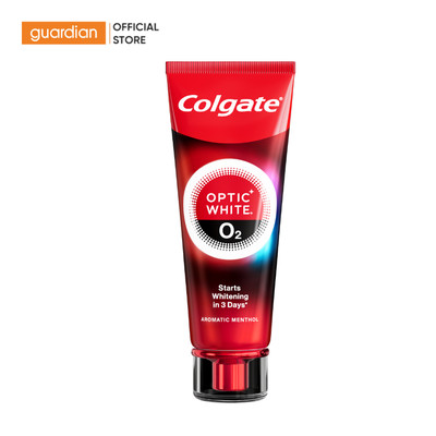 Kem Đánh Răng Colgate Optic White O2 Từ Oxy Than Hoạt Tính 85Gr