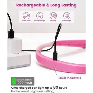 Đèn pin đọc sách 2 đầu đeo cổ Glocusent - HANGDUC69