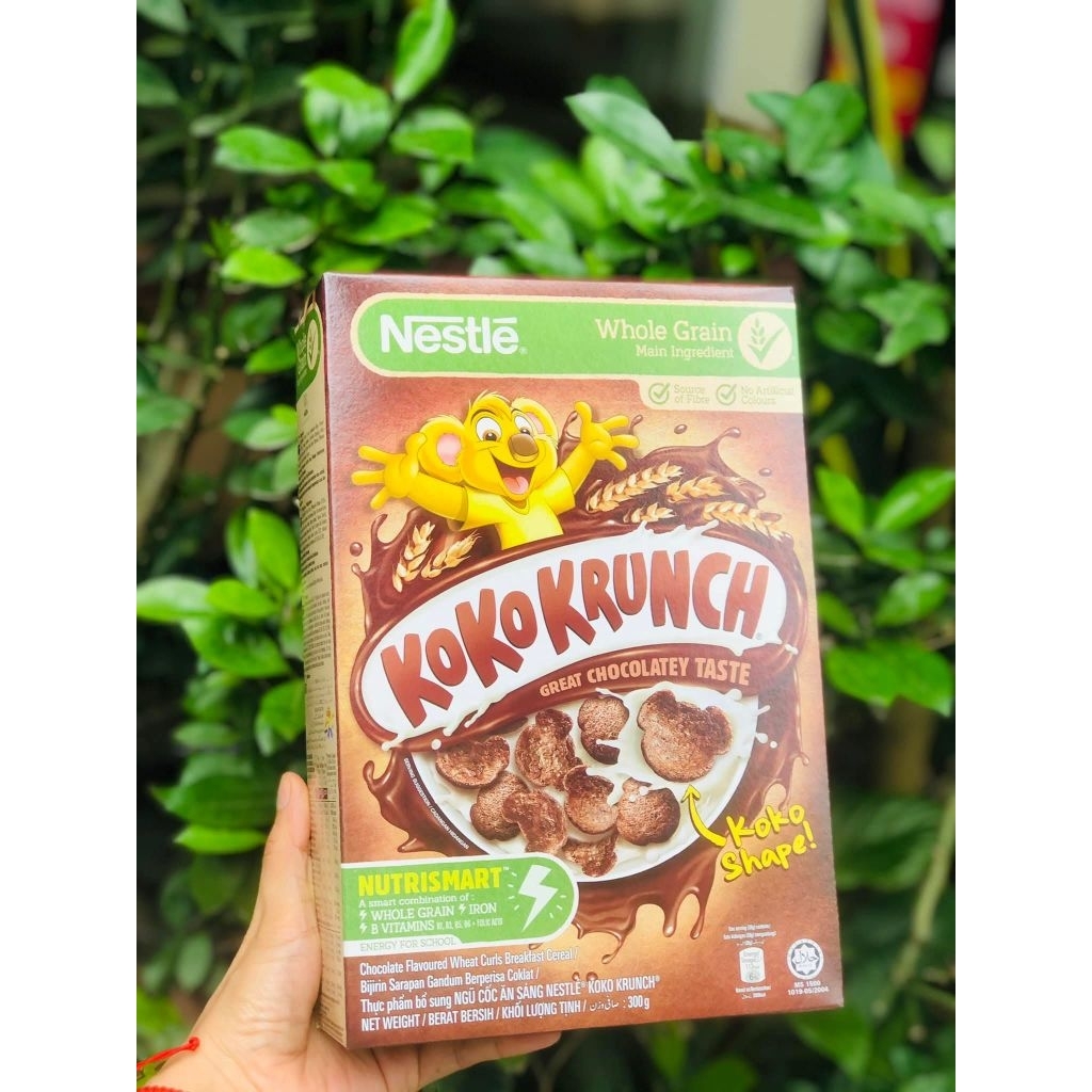 Ngũ Cốc Nestle's  Koro Kruch Socola Vị Milo 300Gram