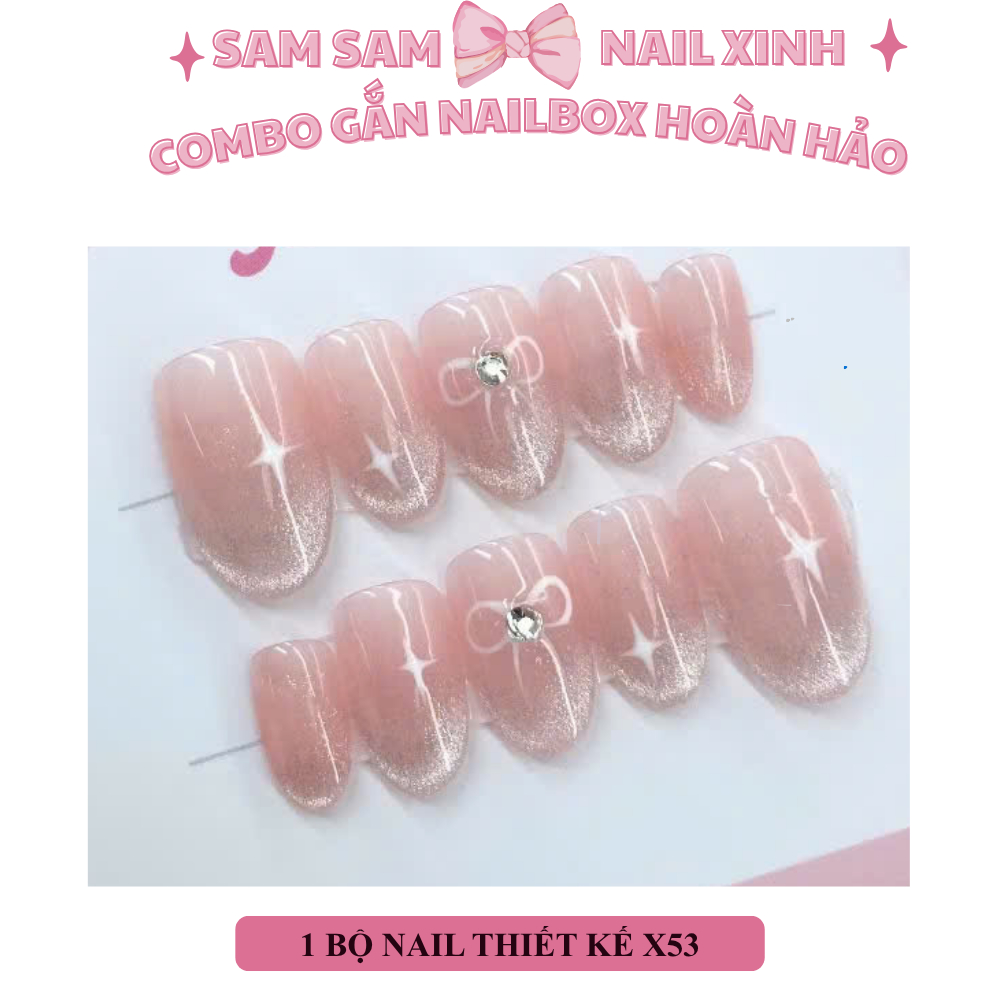 [X53] Nailbox kỷ yếu thạch mắt mèo ánh trăng