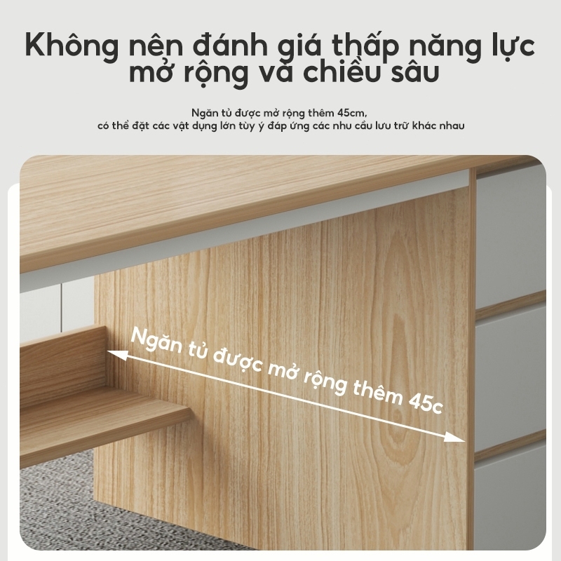 【Hà Nội giao nhanh】Bàn Làm Việc Máy Tính Bàn Học Sinh Bàn Văn Phòng Tại Nhà Có Ngăn Kéo Khung Chắc Thước Lớn | BigBuy360 - bigbuy360.vn