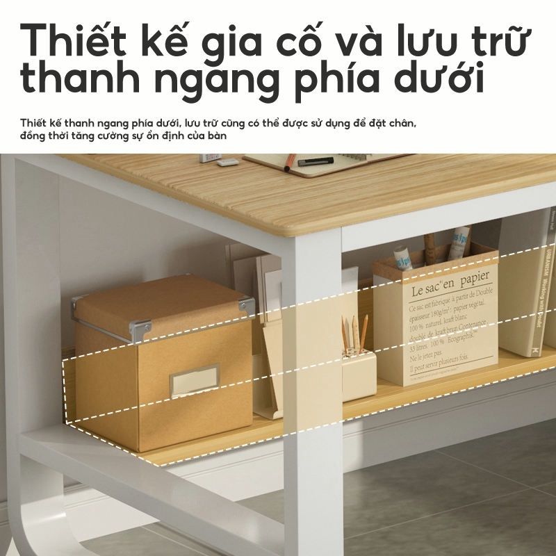 【Hà Nội giao nhanh】Bàn Làm Việc Máy Tính Bàn Học Sinh Bàn Văn Phòng Tại Nhà Có Ngăn Kéo Khung Chắc Thước Lớn | BigBuy360 - bigbuy360.vn