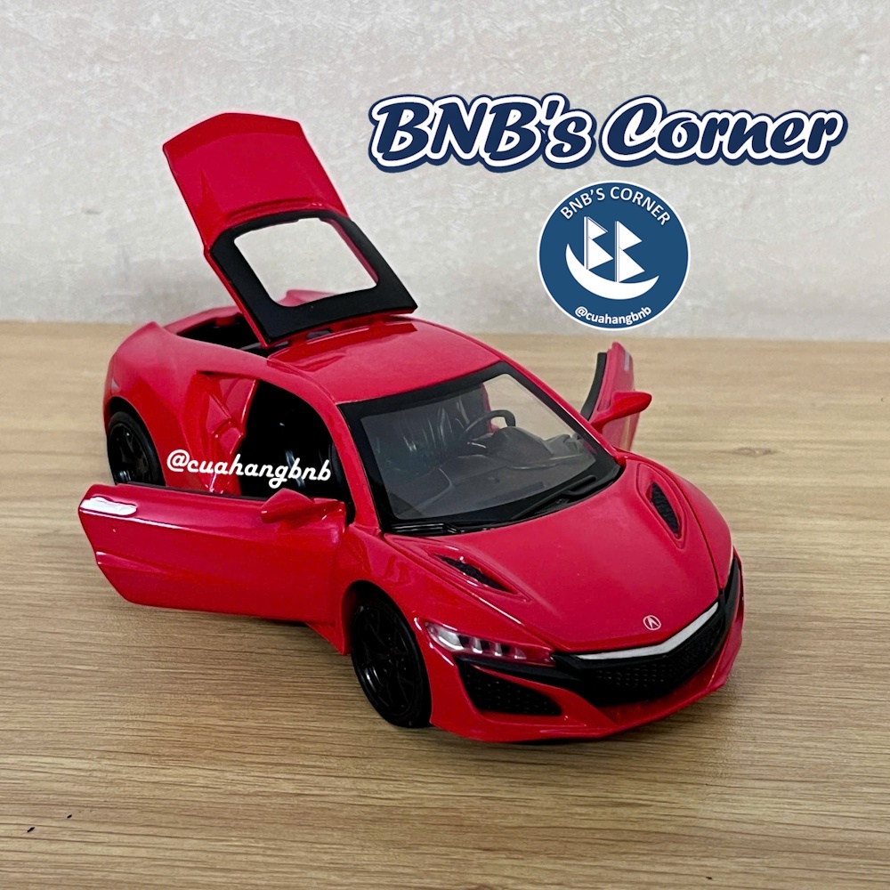 BNB | Xe mô hình 1:32 Honda Acura NSX (no box) bằng kim loại