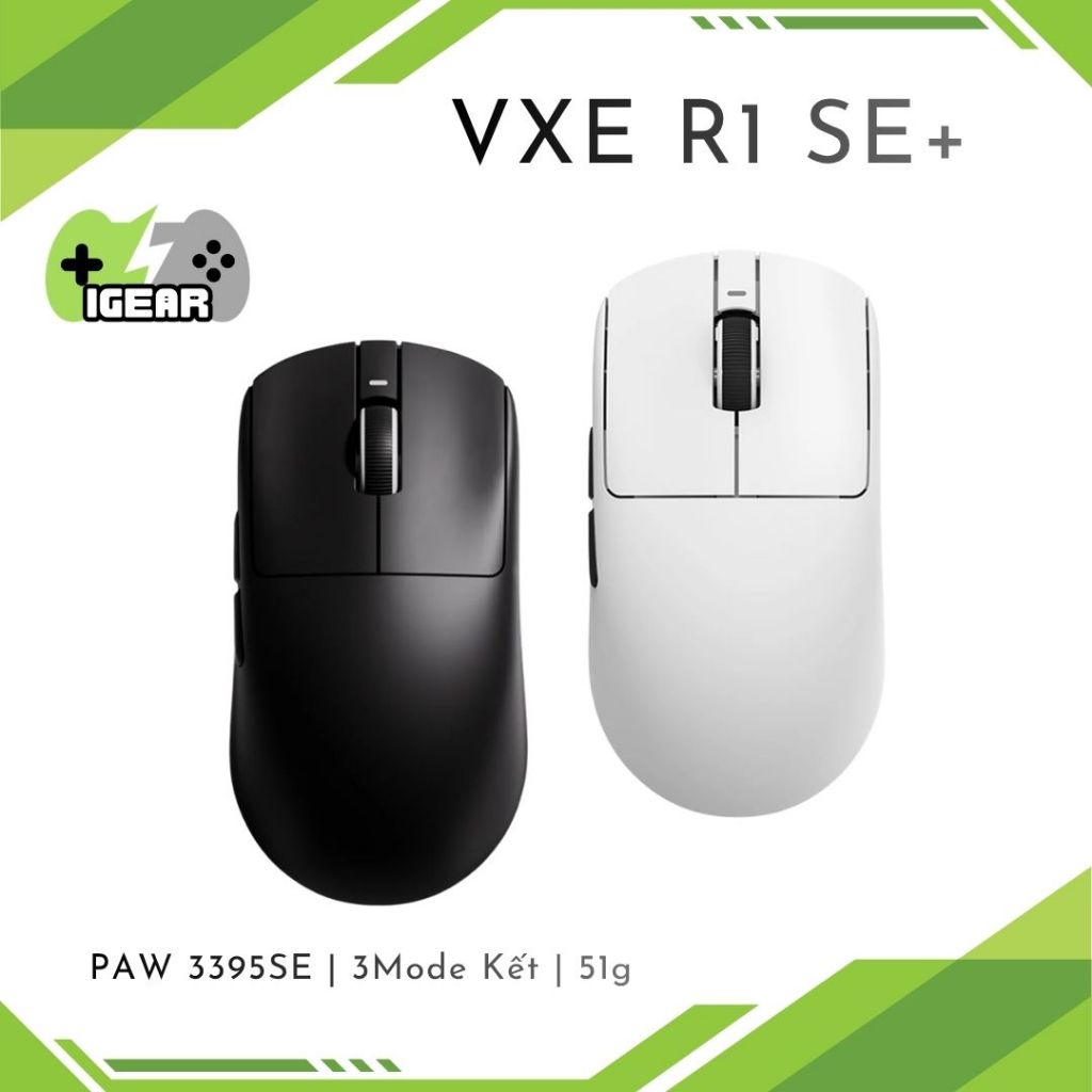 Chuột Gaming Không Dây VGN VXE R1 SE+/ R1 / Pro / Promax