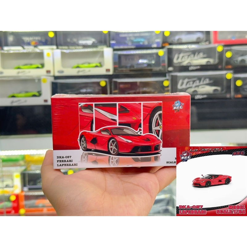 Mô hình xe Ferrari Laferrari Cavallino tỉ lệ 1:64 Demon King