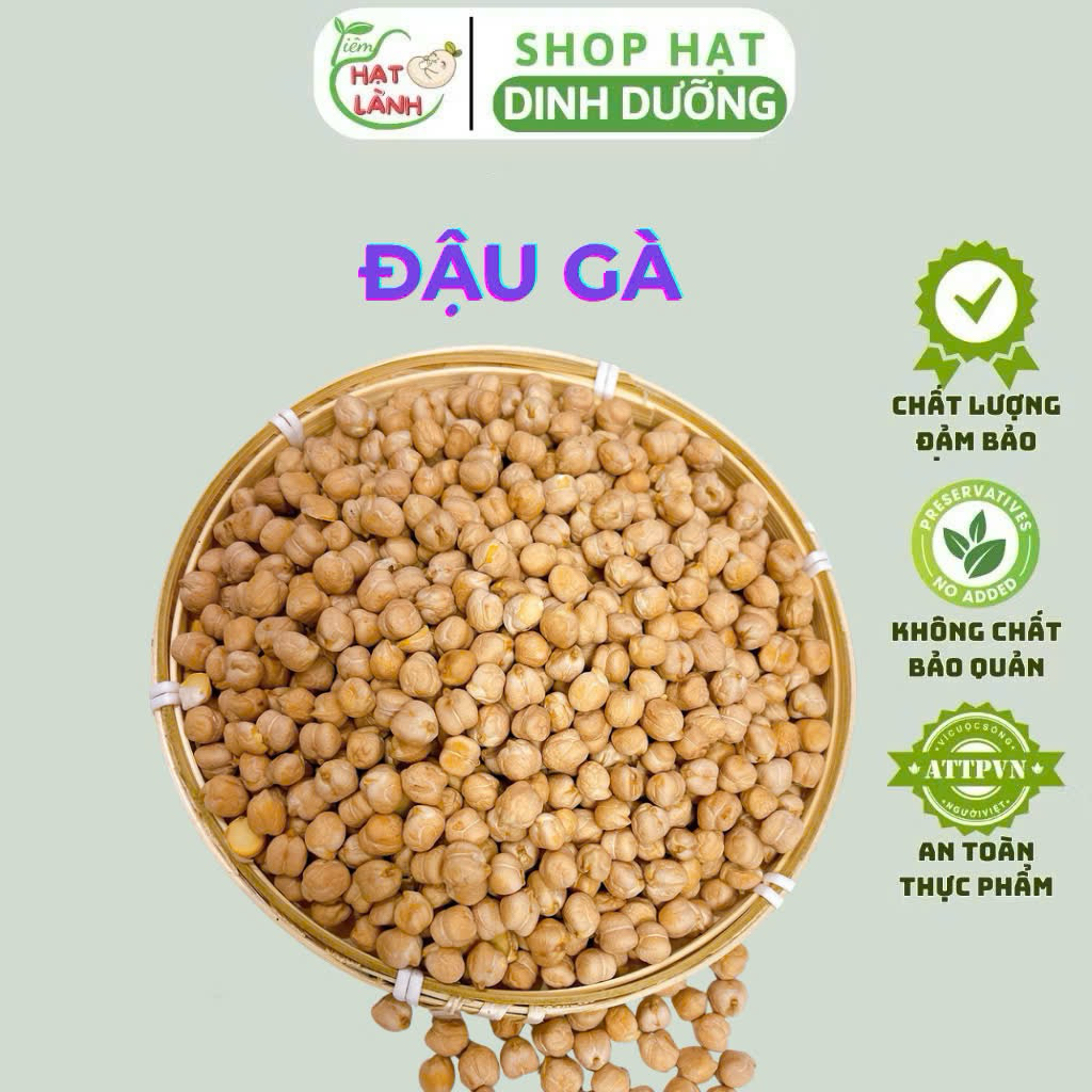 500G Hạt đậu gà hữu cơ làm sữa