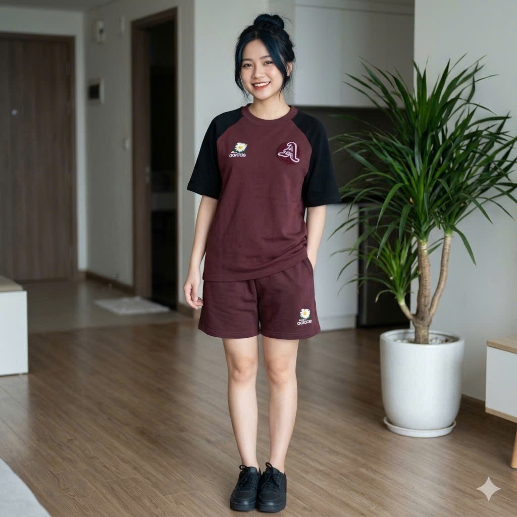 Bộ Quần Áo Nam Mùa Hè Siêu Cấp Adida Logo Thêu Ngực Siêu Đẹp - Cộc Hè Logo Thêu Nam Nữ Chất Cotton | BigBuy360 - bigbuy360.vn