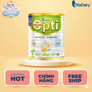 [ Có mã QR tích xu] Sữa bột Colos Opti 0+; 1+ 800g  - Date mới
