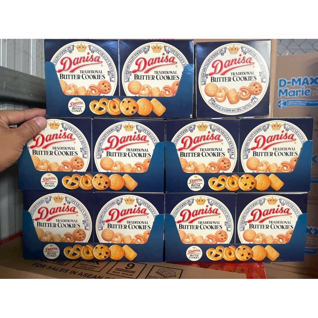 combo 6 hộp bánh danisa hộp giấy 72g